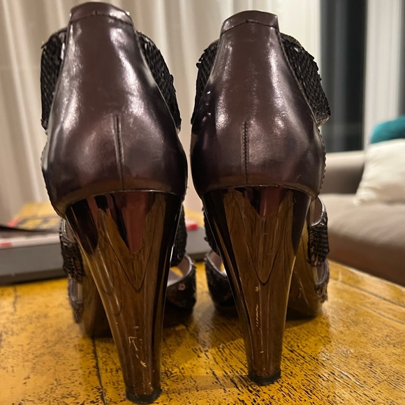 MICHAEL KORS Silver glitter sandal - Picture 3 of 5